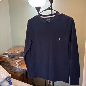 Polo by Ralph Lauren Men's Dark Blue Crewneck Sweater